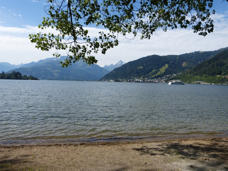 Zell am See from the campsite