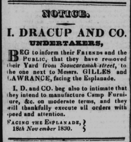 Isaac Dracup undertakers Capture